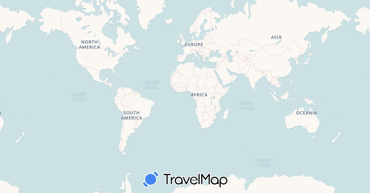 TravelMap itinerary: driving, boat in Argentina, Belgium, Bolivia, Brazil, Belize, Chile, Colombia, Costa Rica, Germany, Ecuador, France, Guatemala, Mexico, Nicaragua, Panama, Peru, Portugal, Paraguay, Senegal, El Salvador, United States, Uruguay (Africa, Europe, North America, South America)